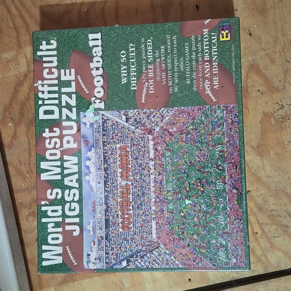 Football World’s Most Difficult Jigsaw Puzzle Sealed